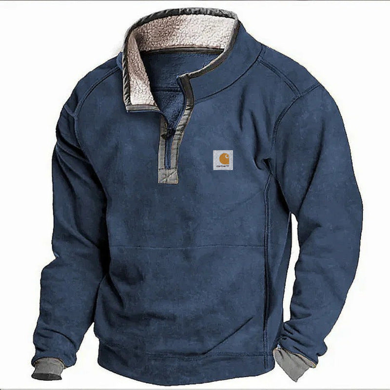SWEAT AVEC COL MONTANT ET FERMETURE ECLAIR