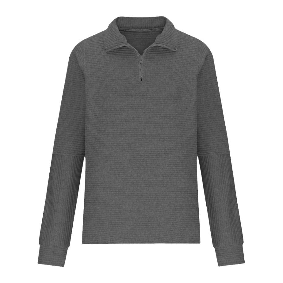 SWEAT A MANCHES LONGUES ET COL MONTANT POUR FEMME MOTIF SERPENT ET FERMETURE ECLAIR