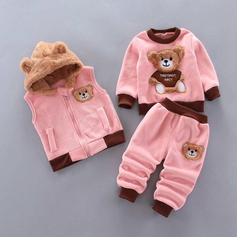 ENSEMBLE 3 PIECES POUR ENFANTS FILLE ET GARCON DE 1 A3 ANS