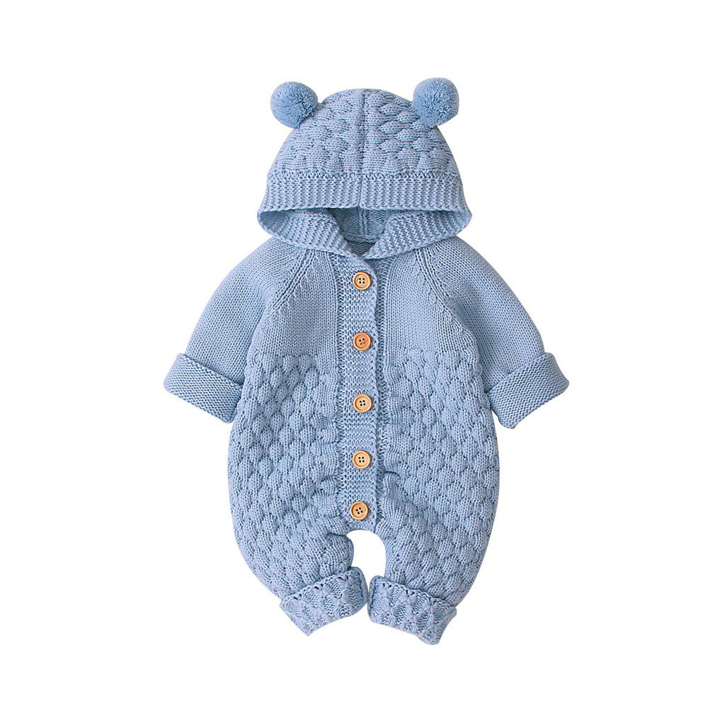 COMBINAISON EN LAINE AVEC CAPUCHE