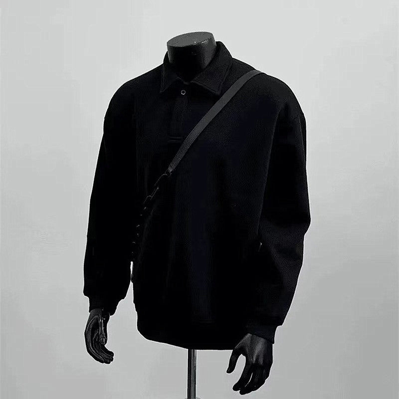 SWEAT COL POLO POUR HOMME