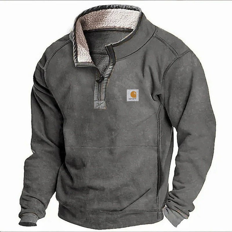 SWEAT AVEC COL MONTANT ET FERMETURE ECLAIR