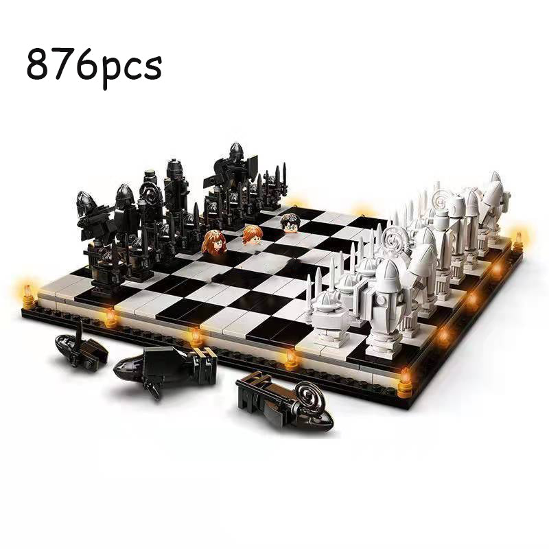 BLOCS DE CONSTRUCTION HARRY POTTER ECHIQUIER POUDLARD 800 PIECES