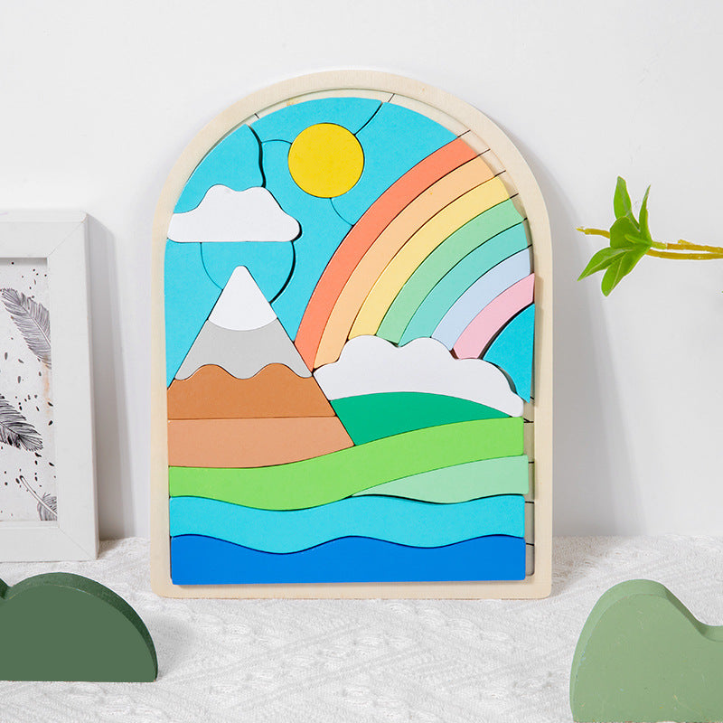 PUZZLE 3D EN BOIS