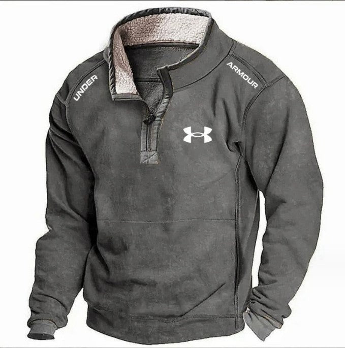 SWEAT AVEC COL MONTANT ET FERMETURE ECLAIR