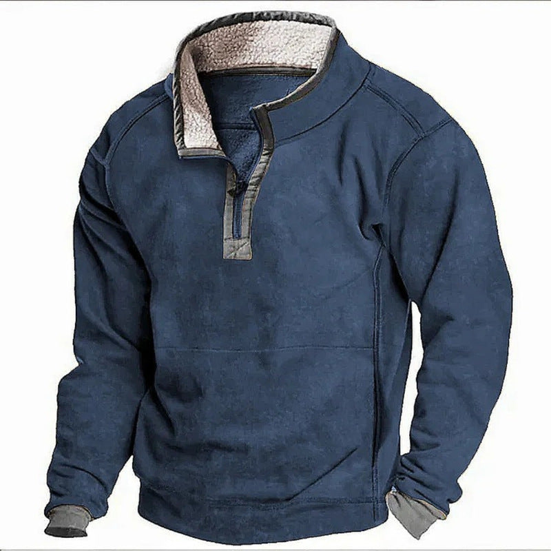 SWEAT AVEC COL MONTANT ET FERMETURE ECLAIR
