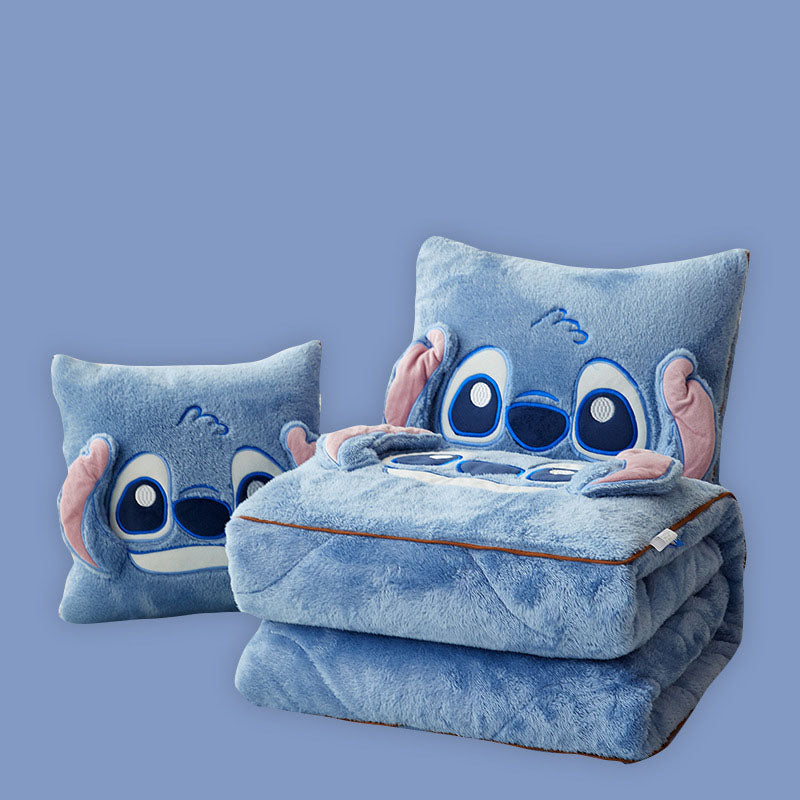 PLAID EN PELUCHE PLUS OREILLER