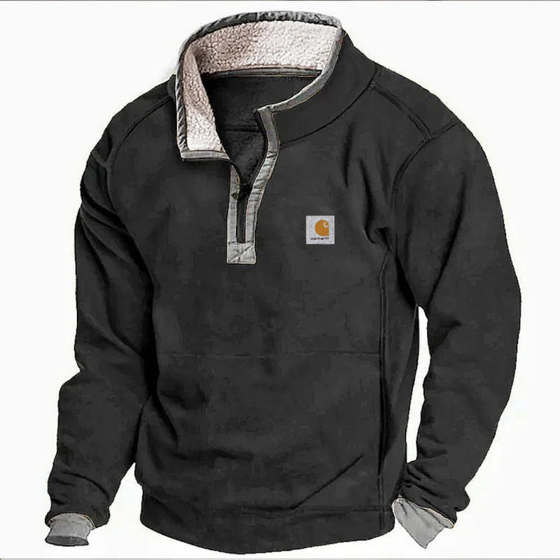SWEAT AVEC COL MONTANT ET FERMETURE ECLAIR