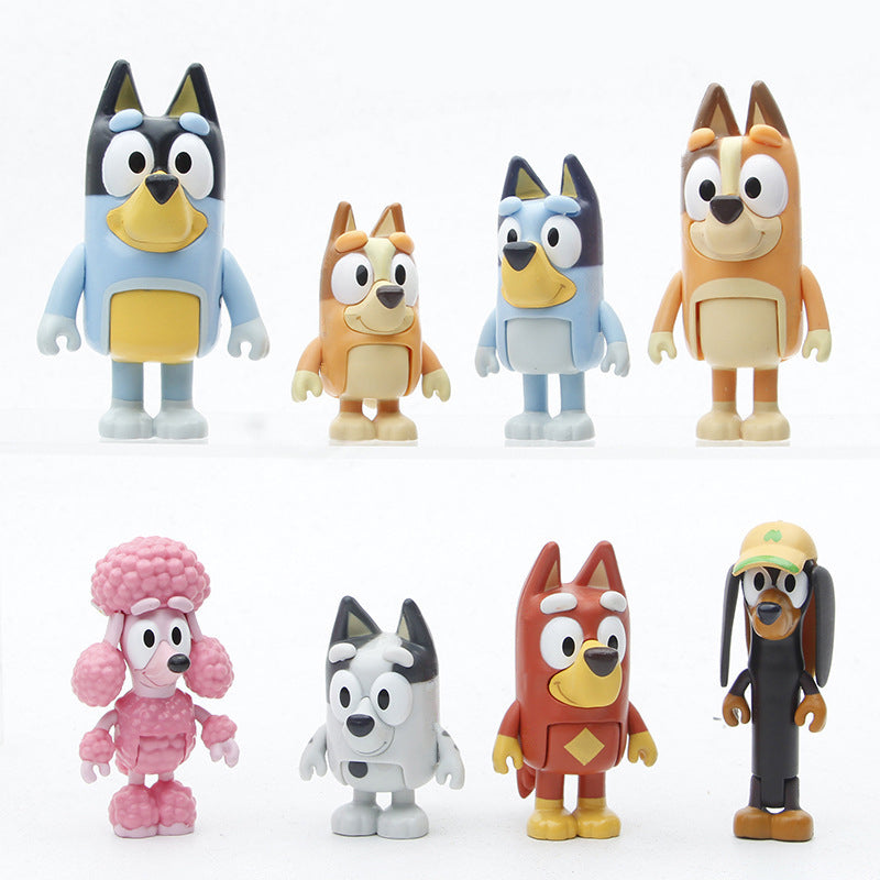LOT FIGURINE BLUEY