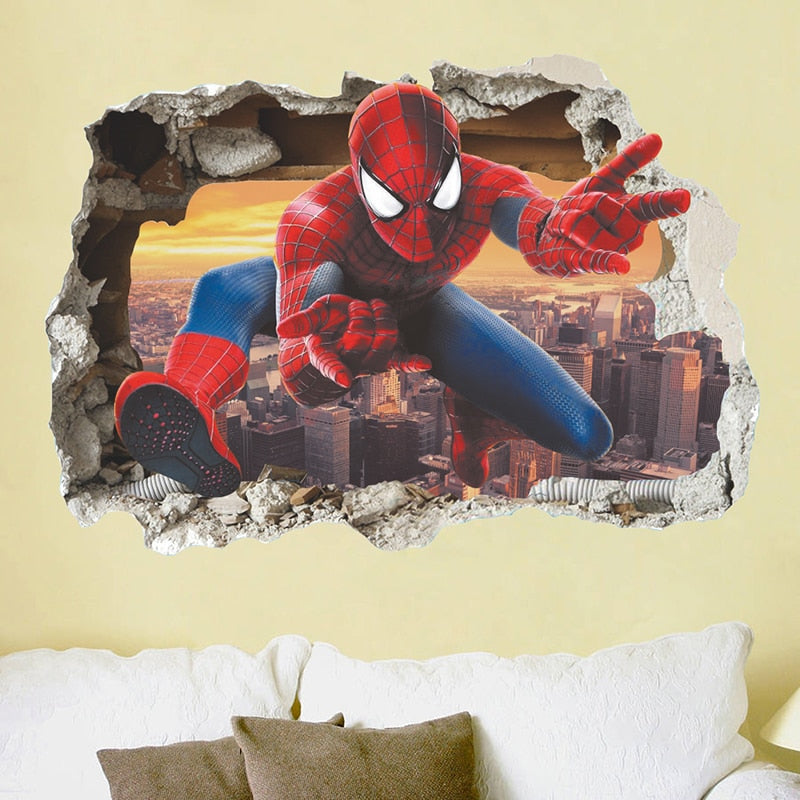 AUTOCOLLANT MURAL SPIDERMAN