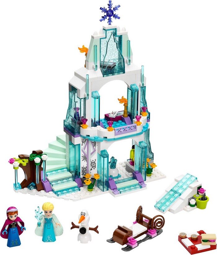 Château La Reine des Neiges - Blocs de Construction - Palais de Glace d'Elsa