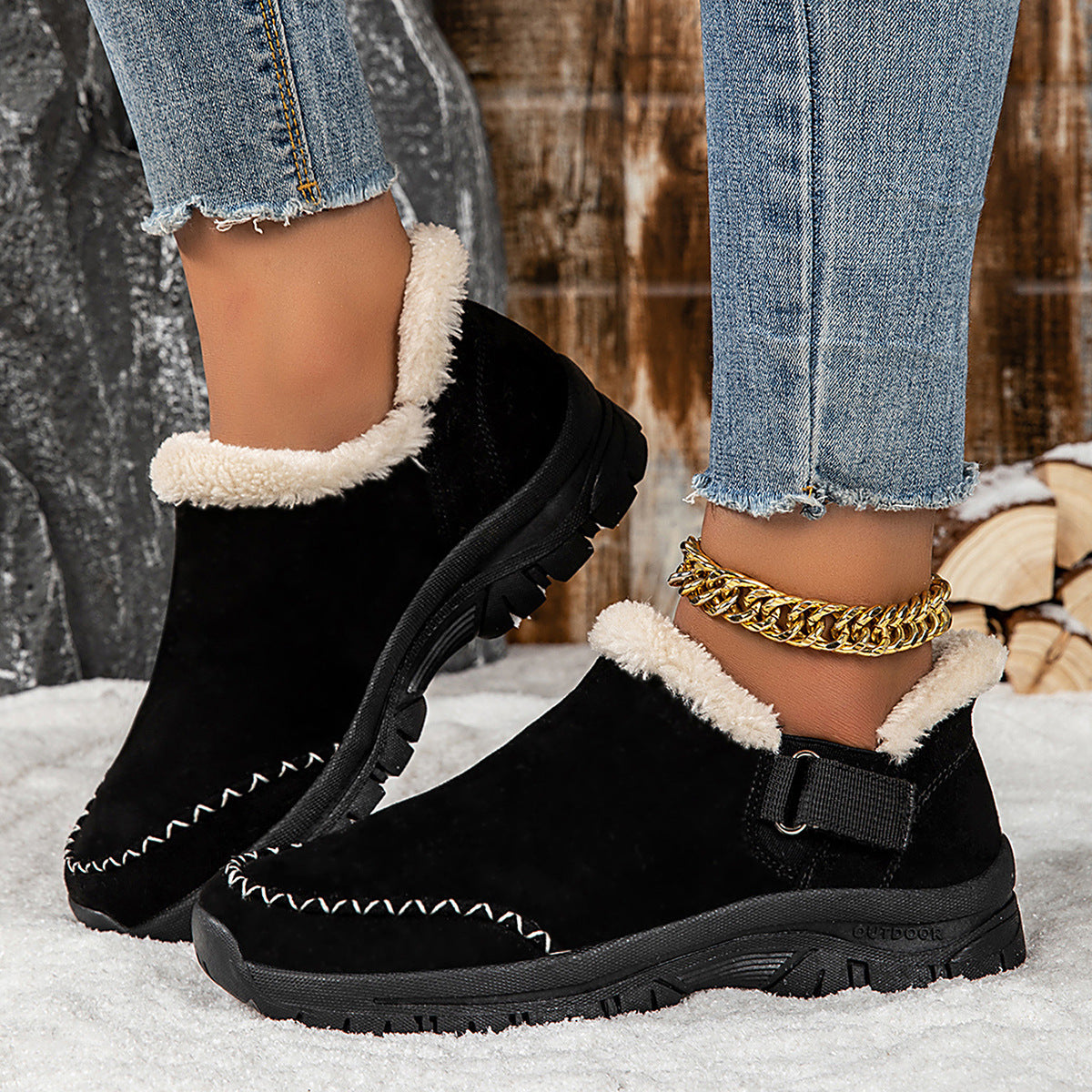 BOTTE DE NEIGE BASSE POUR FEMME