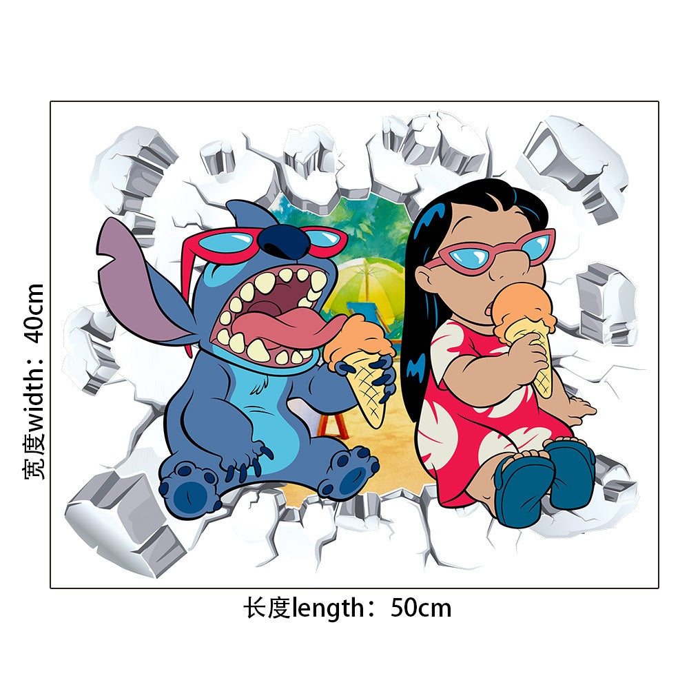 AUTOCOLLANT MURAL STITCH