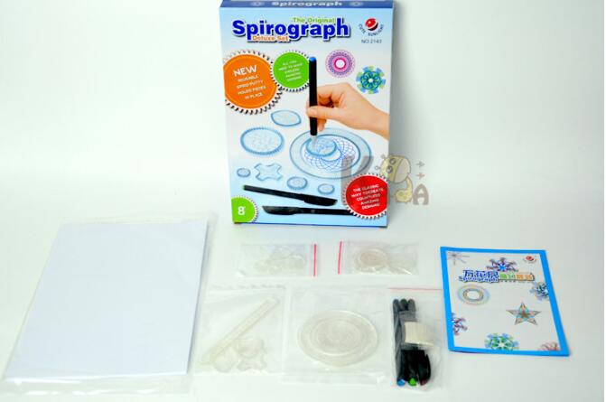 Spirographe 22 Pièces - Jeu de Dessin Créatif - Motifs Géométriques