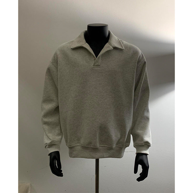 POLO A MANCHES LONGUES AVEC COL POUR HOMME