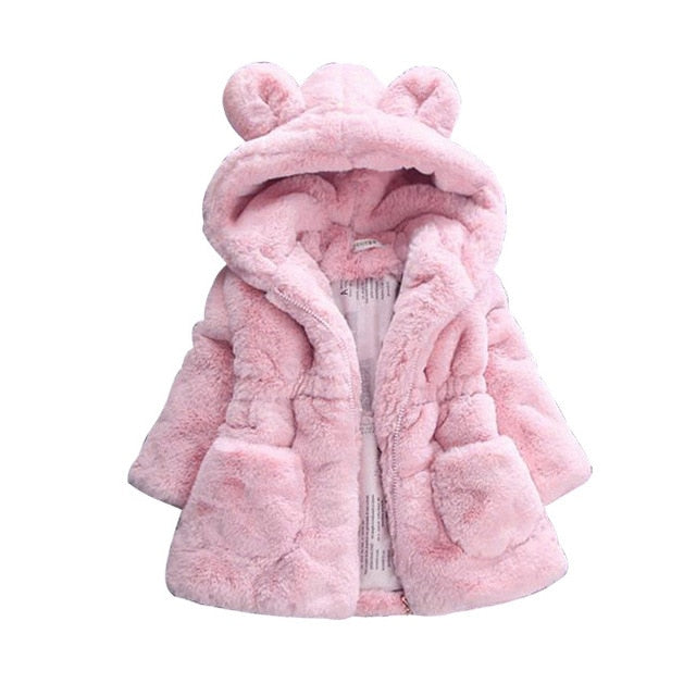 MANTEAU POLAIRE EN FAUSSE FOURRURE