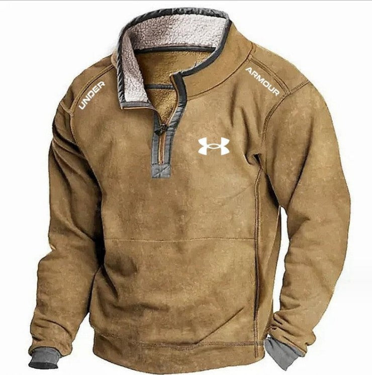 SWEAT AVEC COL MONTANT ET FERMETURE ECLAIR