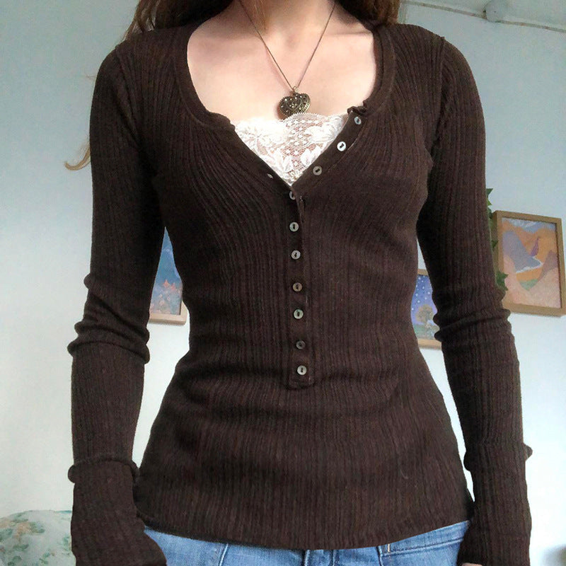 PULL MARRON