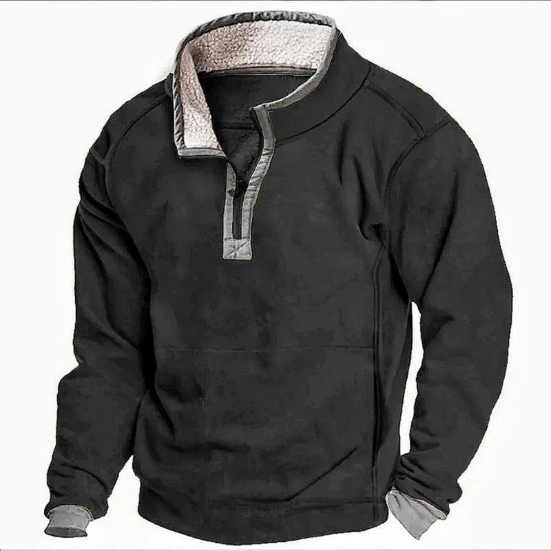 SWEAT AVEC COL MONTANT ET FERMETURE ECLAIR