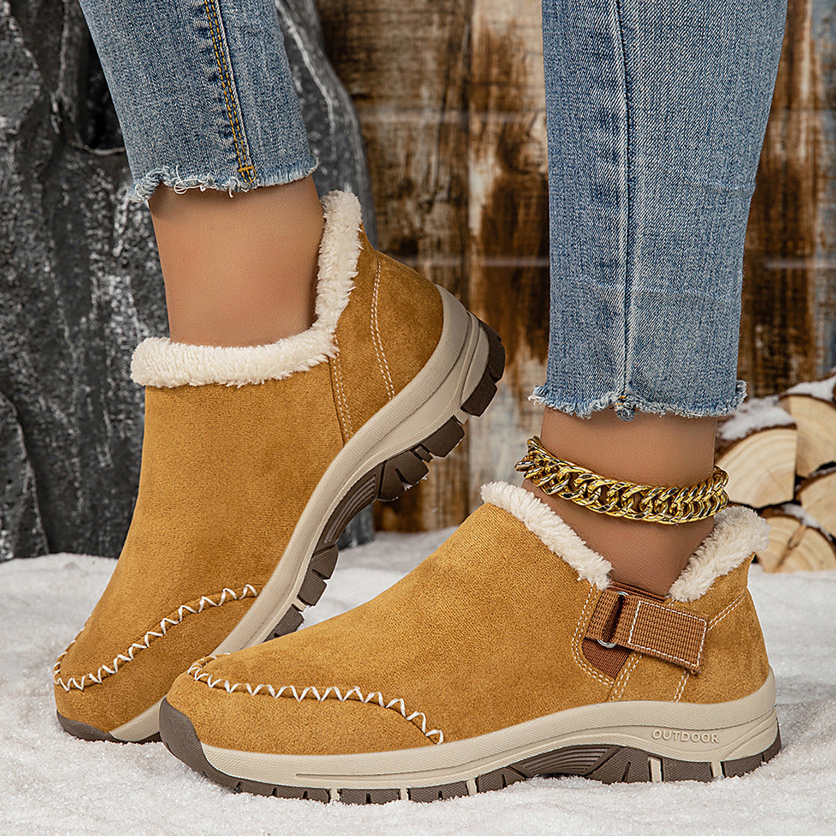 BOTTE DE NEIGE BASSE POUR FEMME