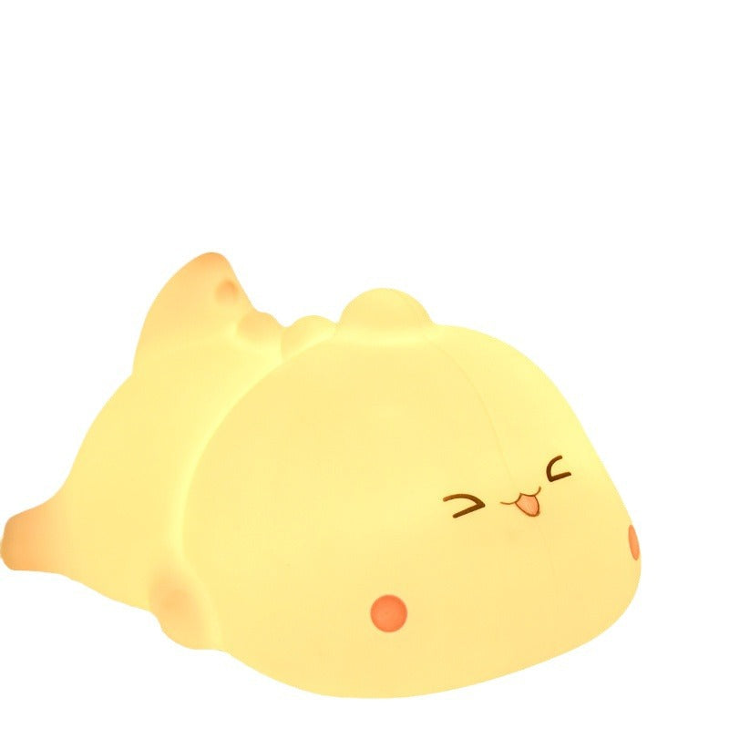Lampe à claquette en Silicone, veilleuse d'ambiance, lampe de sommeil pour chambre à coucher, alimentation de bébé, cadeau d'anniversaire pour filles
