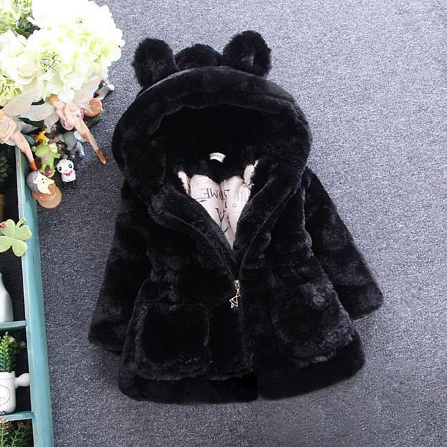 MANTEAU POLAIRE EN FAUSSE FOURRURE
