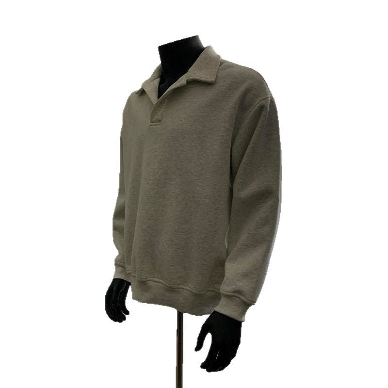 POLO A MANCHES LONGUES AVEC COL POUR HOMME