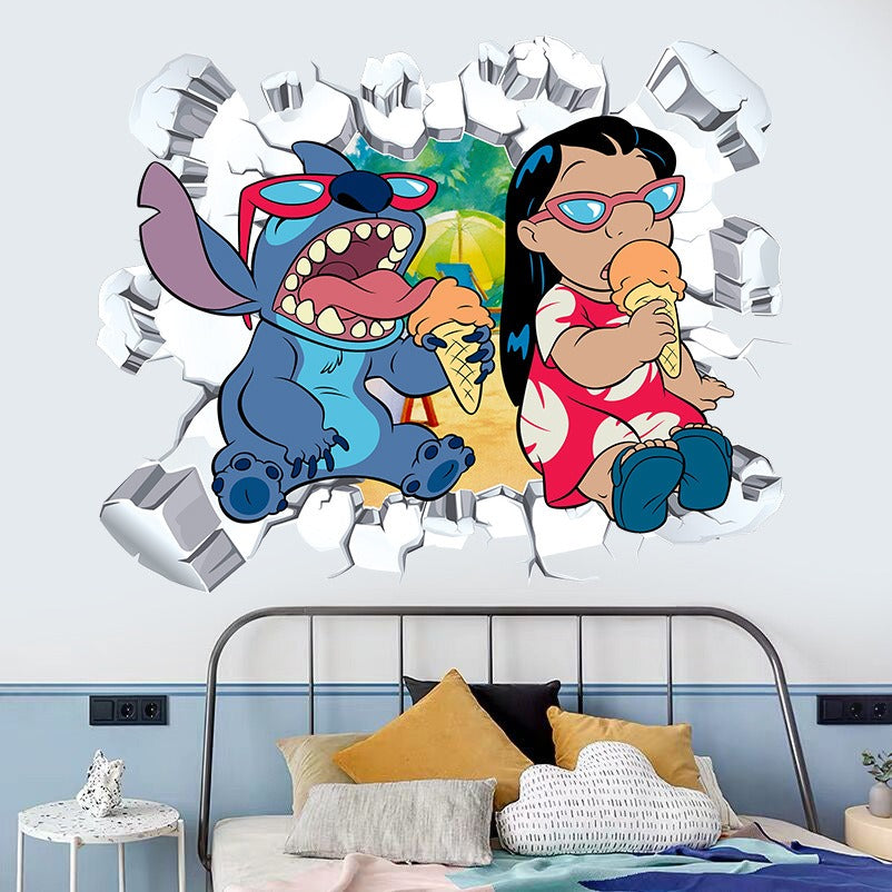 AUTOCOLLANT MURAL STITCH