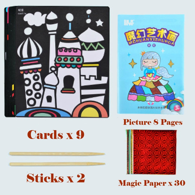 CARTE A GRATTER POUR ENFANTS 6 ANS ET PLUS
