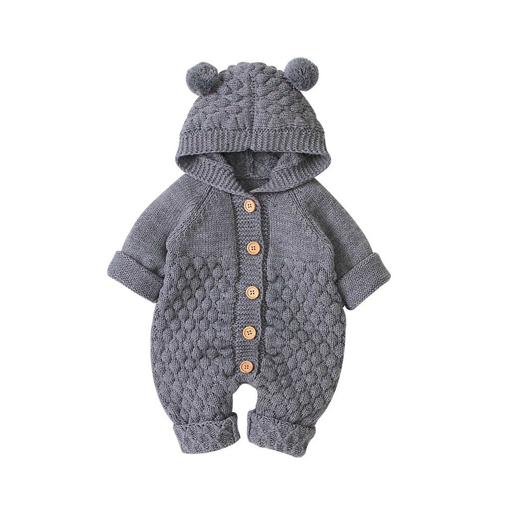 COMBINAISON EN LAINE AVEC CAPUCHE