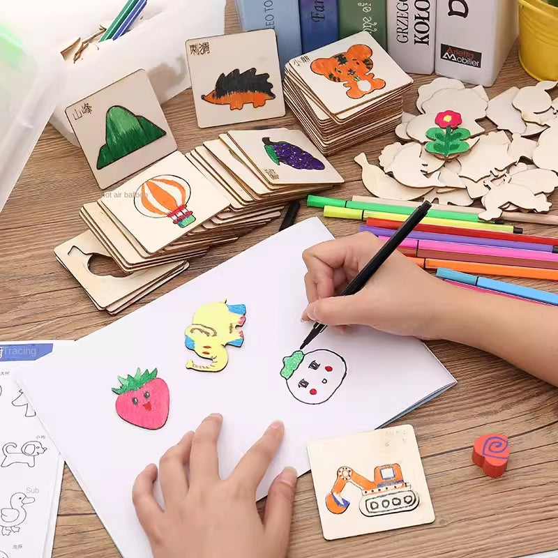 JOUET EN BOIS POUR DESSINER