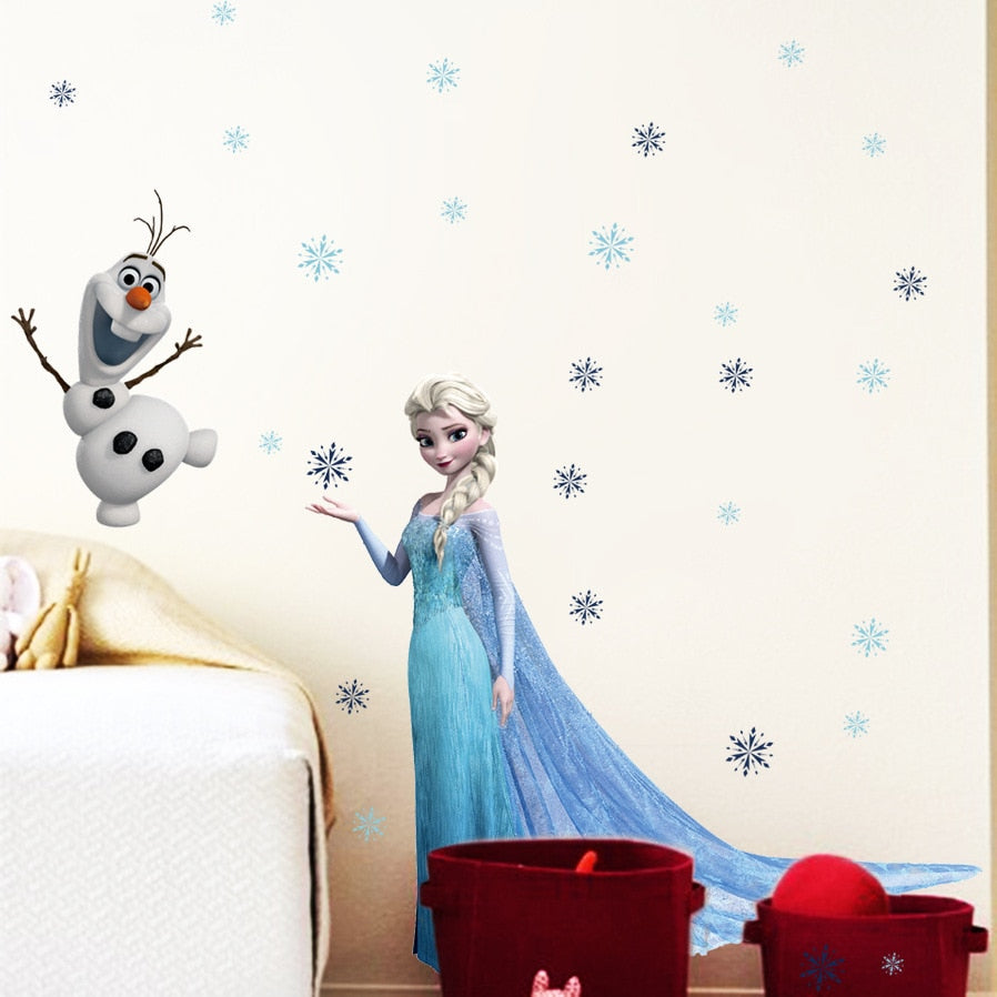 AUTOCOLLANT MURAL REINE DES NEIGES