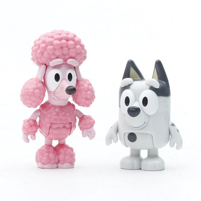 LOT FIGURINE BLUEY