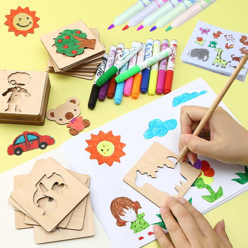 JOUET EN BOIS POUR DESSINER