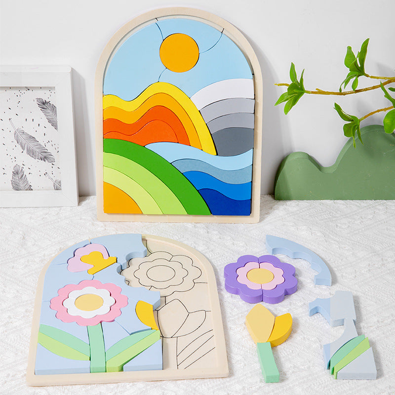 PUZZLE 3D EN BOIS