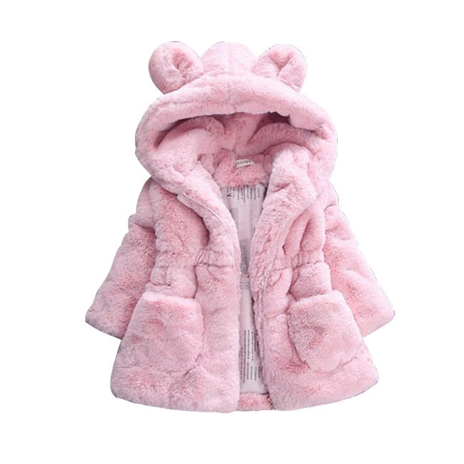 MANTEAU POLAIRE EN FAUSSE FOURRURE