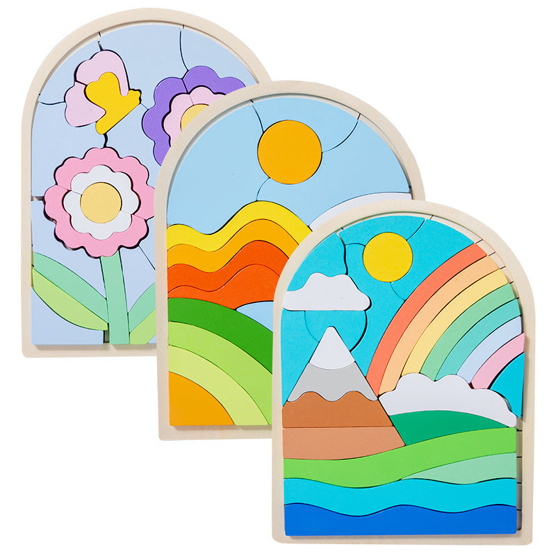 PUZZLE 3D EN BOIS
