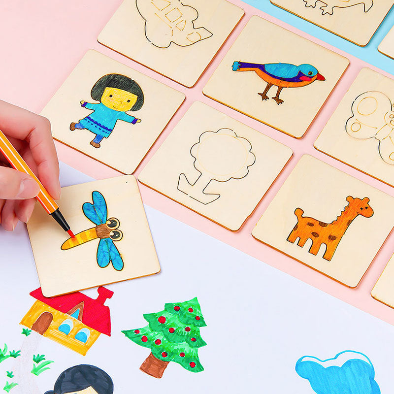JOUET EN BOIS POUR DESSINER