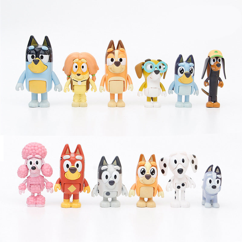 LOT FIGURINE BLUEY