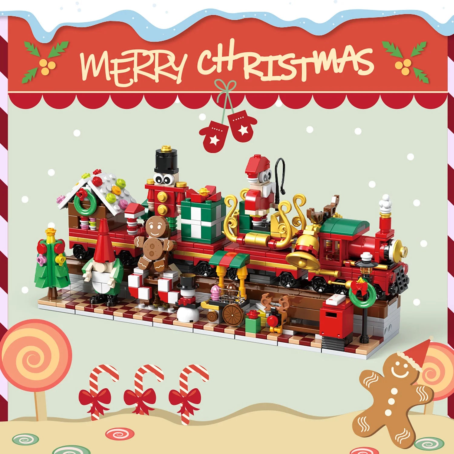 CALENDRIER DE LAVENT TRAIN DE NOEL