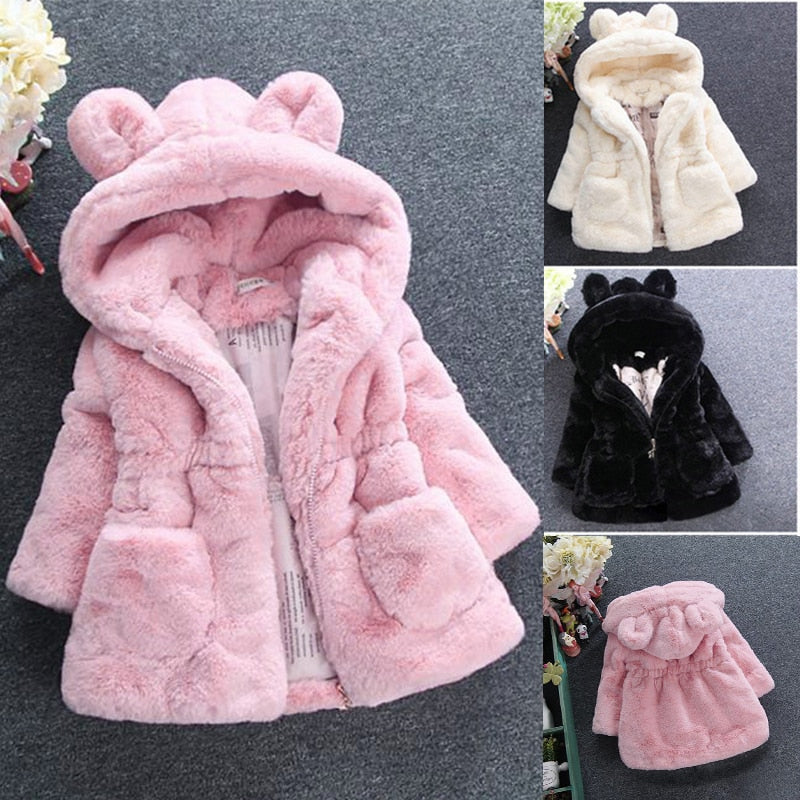 MANTEAU POLAIRE EN FAUSSE FOURRURE