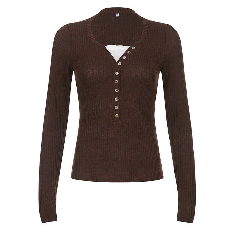 PULL MARRON