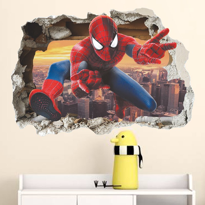 AUTOCOLLANT MURAL SPIDERMAN