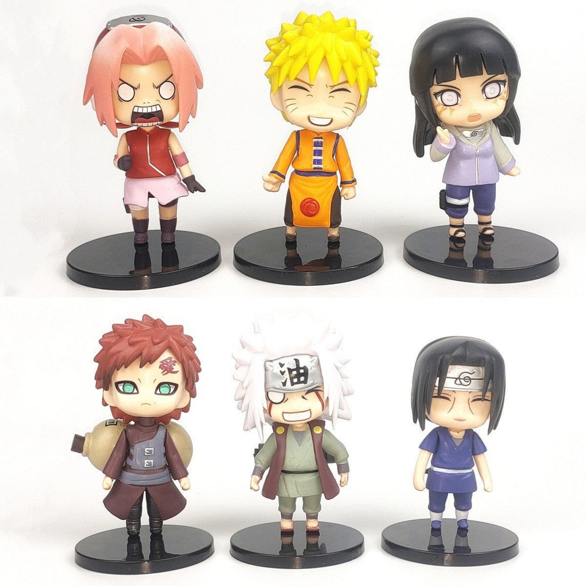 LOT DE 6 FIGURINESNARUTO DIFFERENTS MODELES