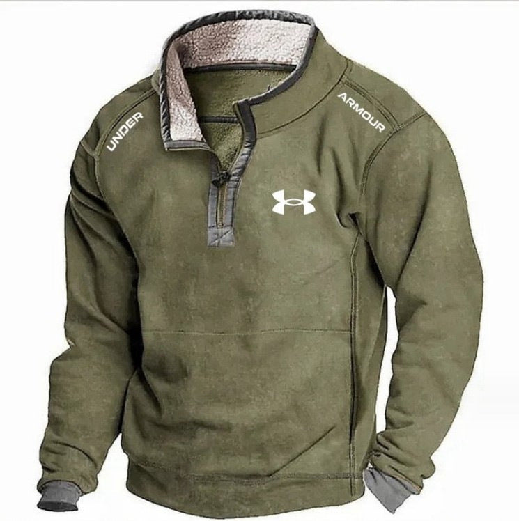 SWEAT AVEC COL MONTANT ET FERMETURE ECLAIR