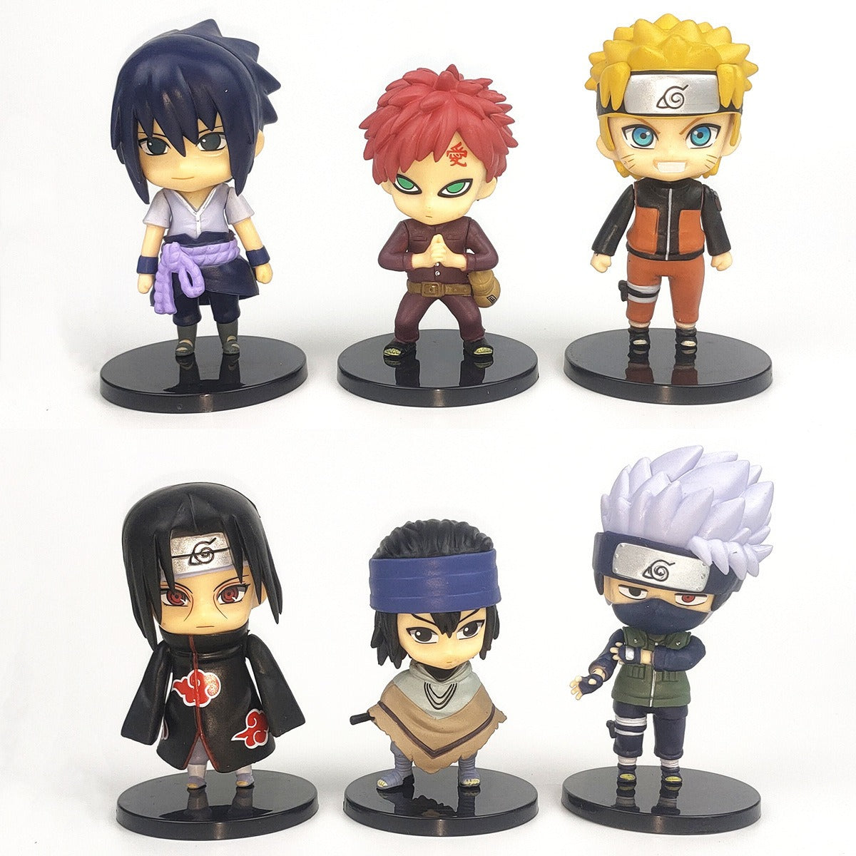 LOT DE 6 FIGURINESNARUTO DIFFERENTS MODELES