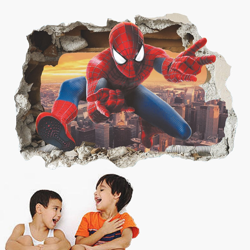 AUTOCOLLANT MURAL SPIDERMAN