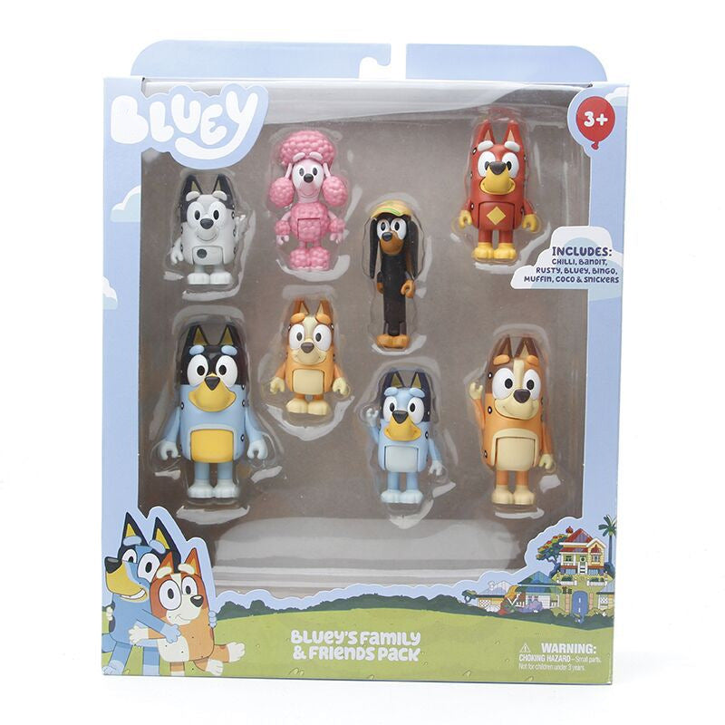 LOT FIGURINE BLUEY