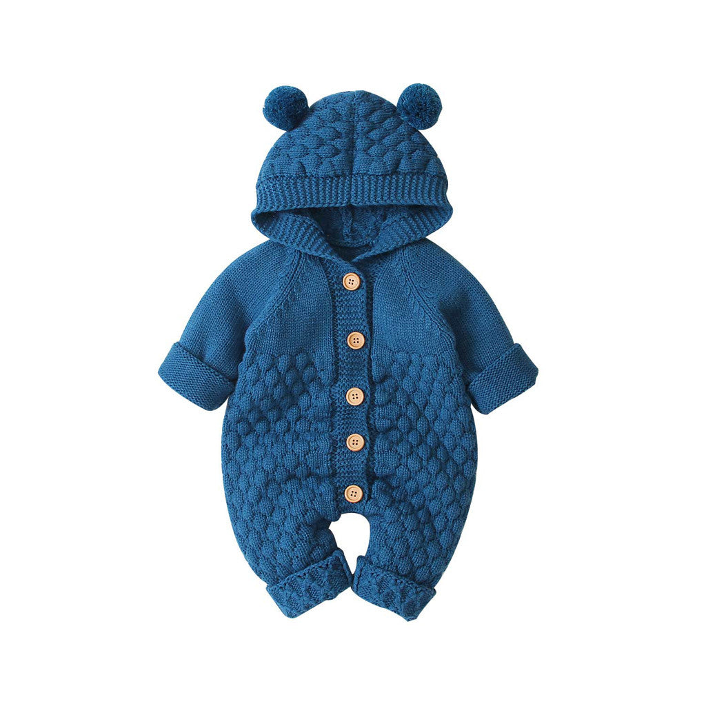 COMBINAISON EN LAINE AVEC CAPUCHE