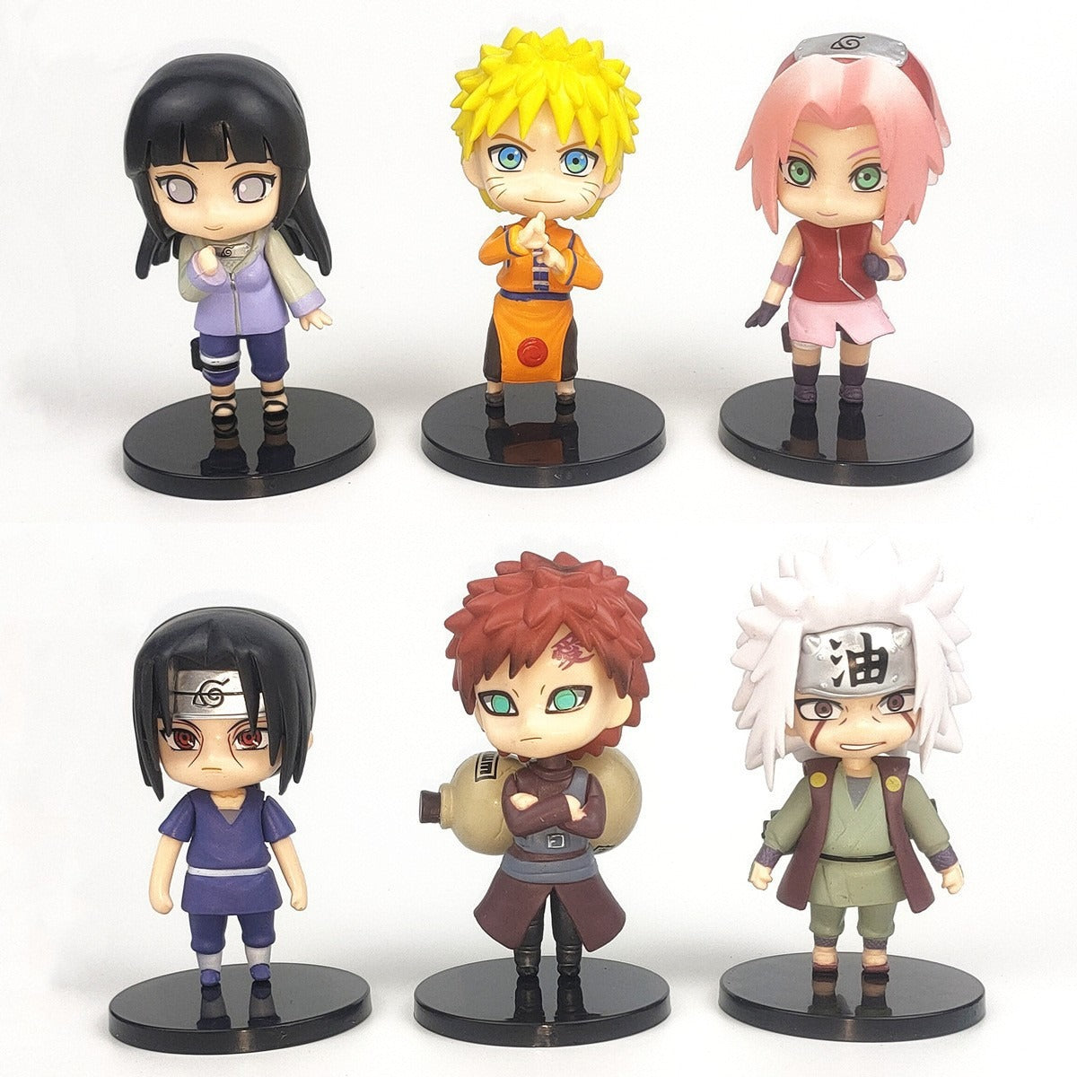 LOT DE 6 FIGURINESNARUTO DIFFERENTS MODELES